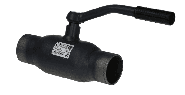 Кран шаровой WW DN40 PN40 (приварной, с рукояткой, стандартный проход)