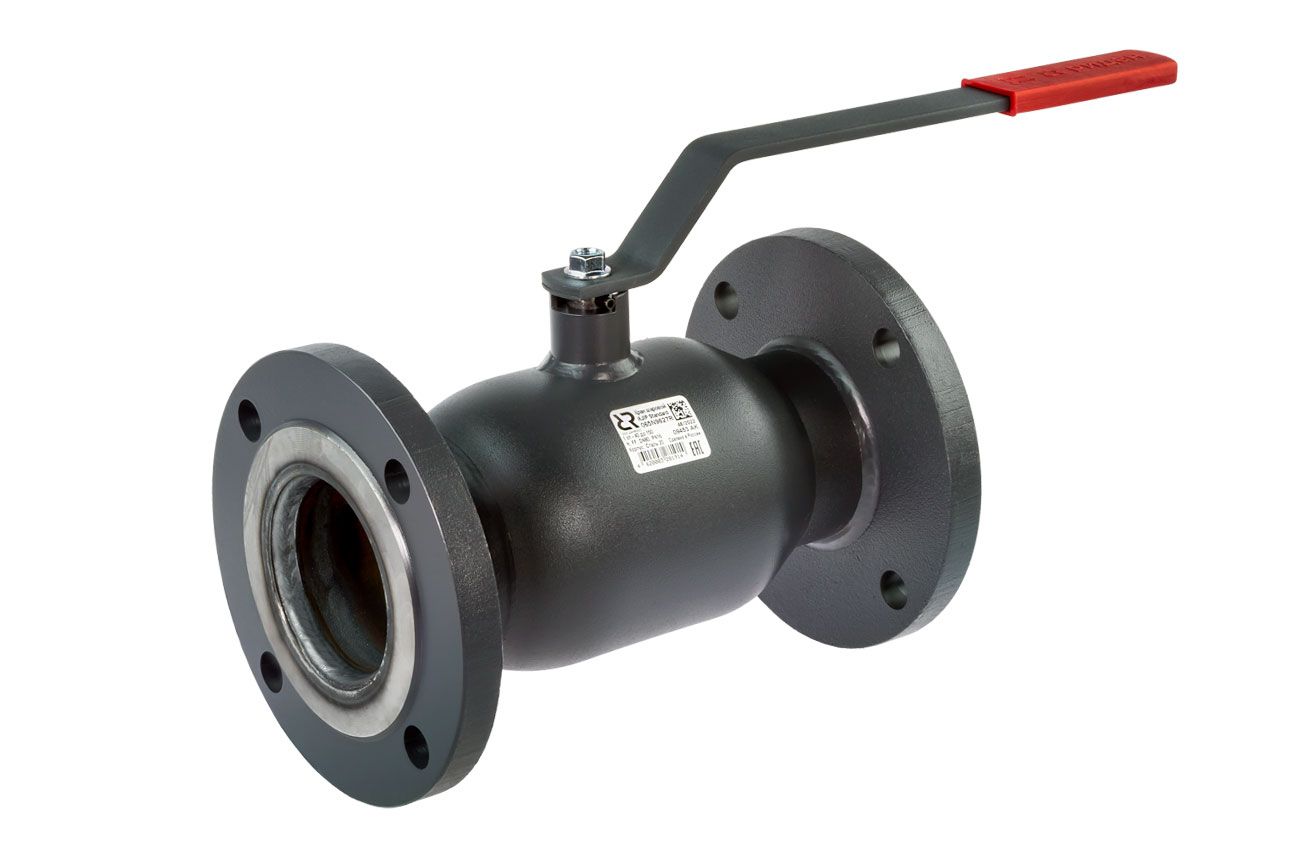 Кран шаровой FF DN25 PN16 (фланцевый, с рукояткой, стандартный проход)