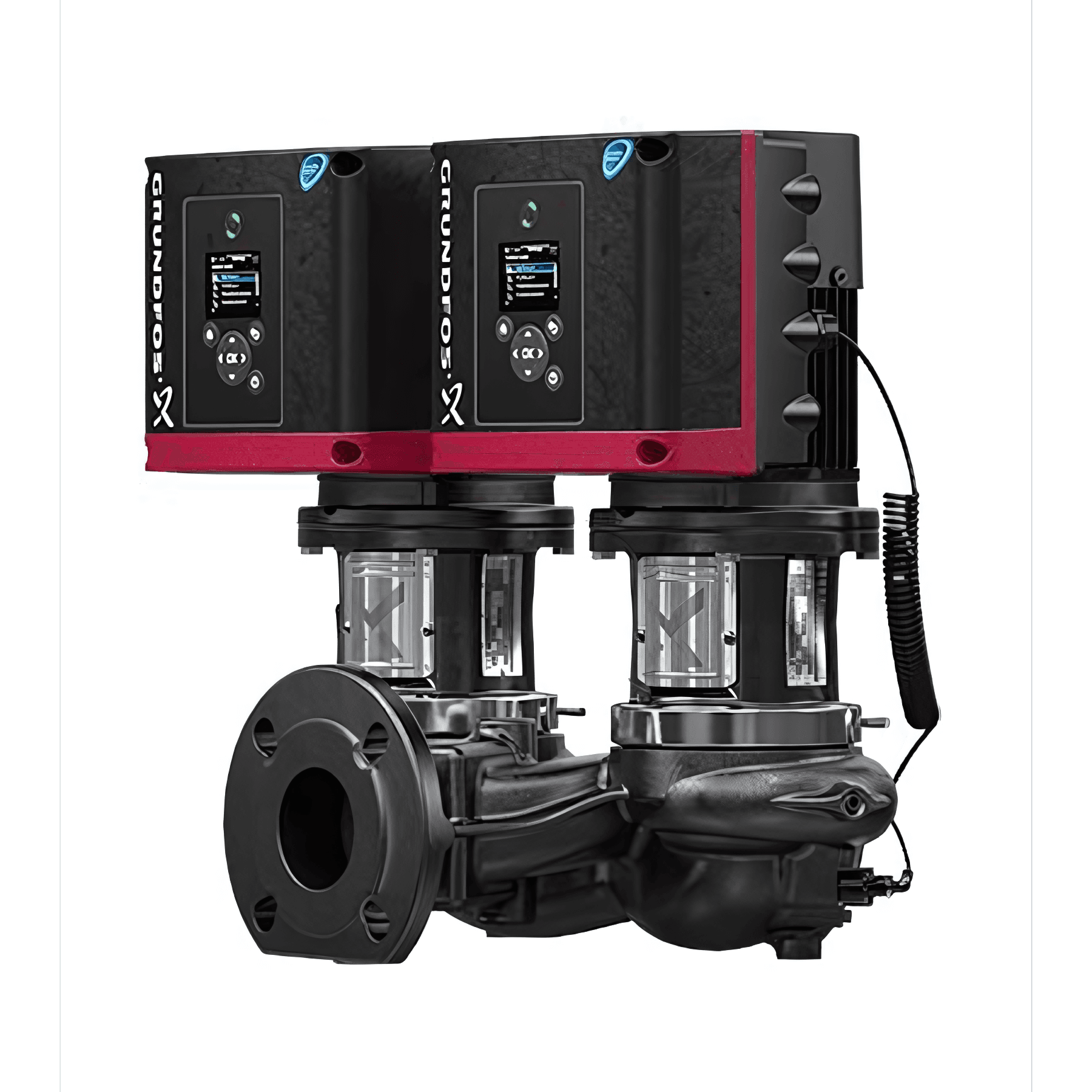 Одноступенчатый вертикальный центробежный насос «ин-лайн» Grundfos TPE3 D 65-60-S A-F-A-BQQE артикул 99272599