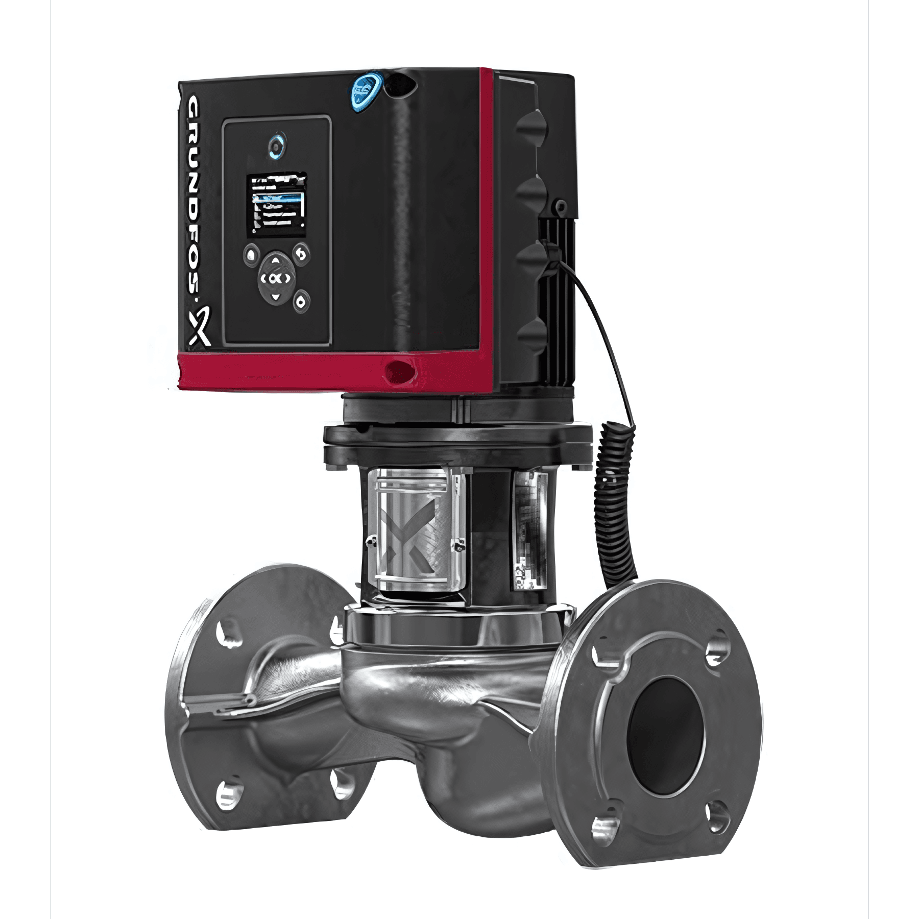 Одноступенчатый вертикальный центробежный насос «ин-лайн» Grundfos TPE3 40-120-S A-F-I-BQQE артикул 98416543