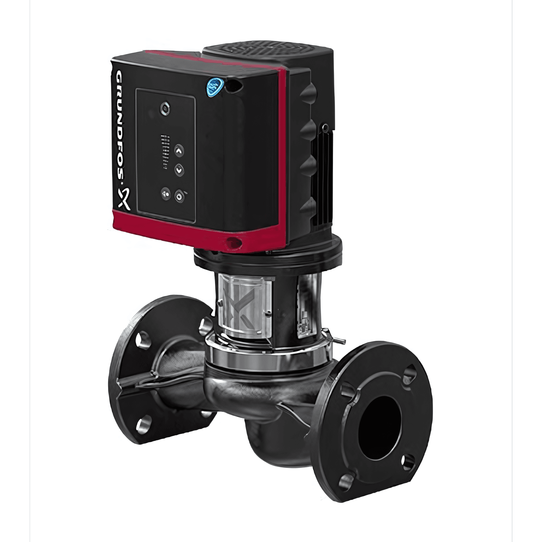 Одноступенчатый вертикальный центробежный насос «ин-лайн» Grundfos TPE2 100-150-N A-F-A-BQBE артикул 99223784