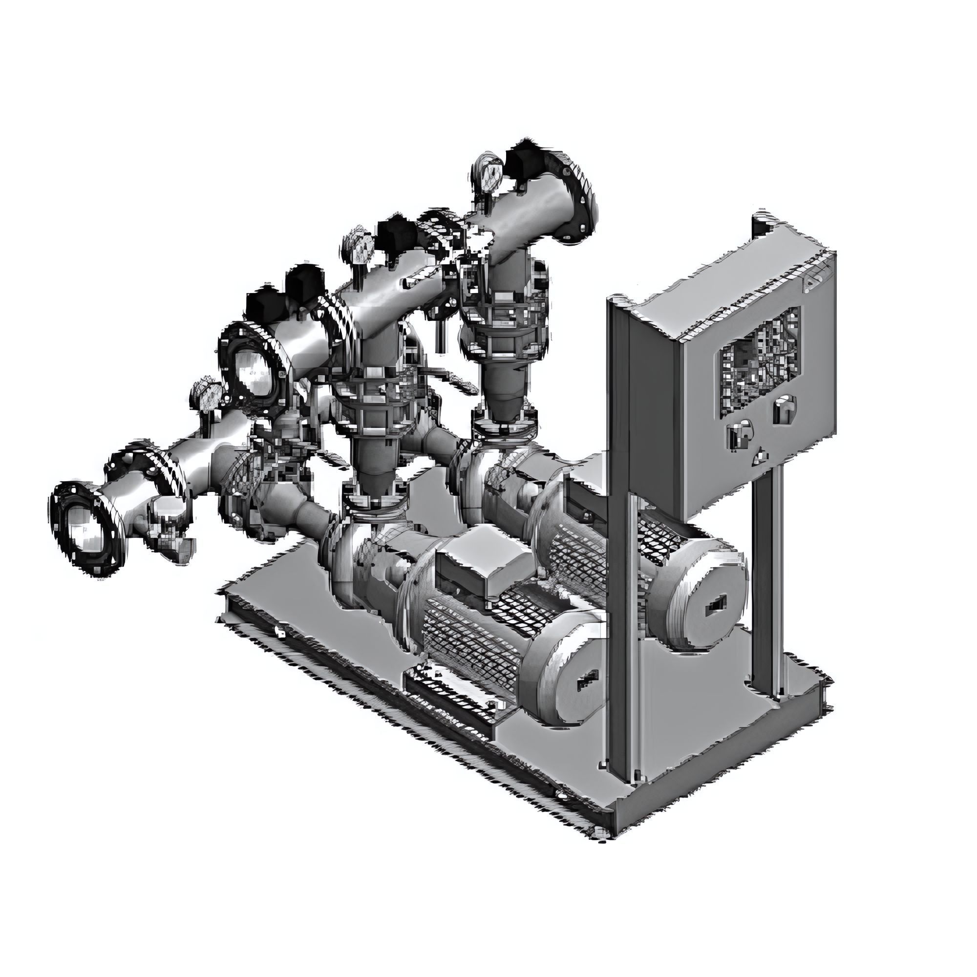 Насосная станция Wilo CO-2 BL 32/210-7,5/2/SK-FFS-D-R