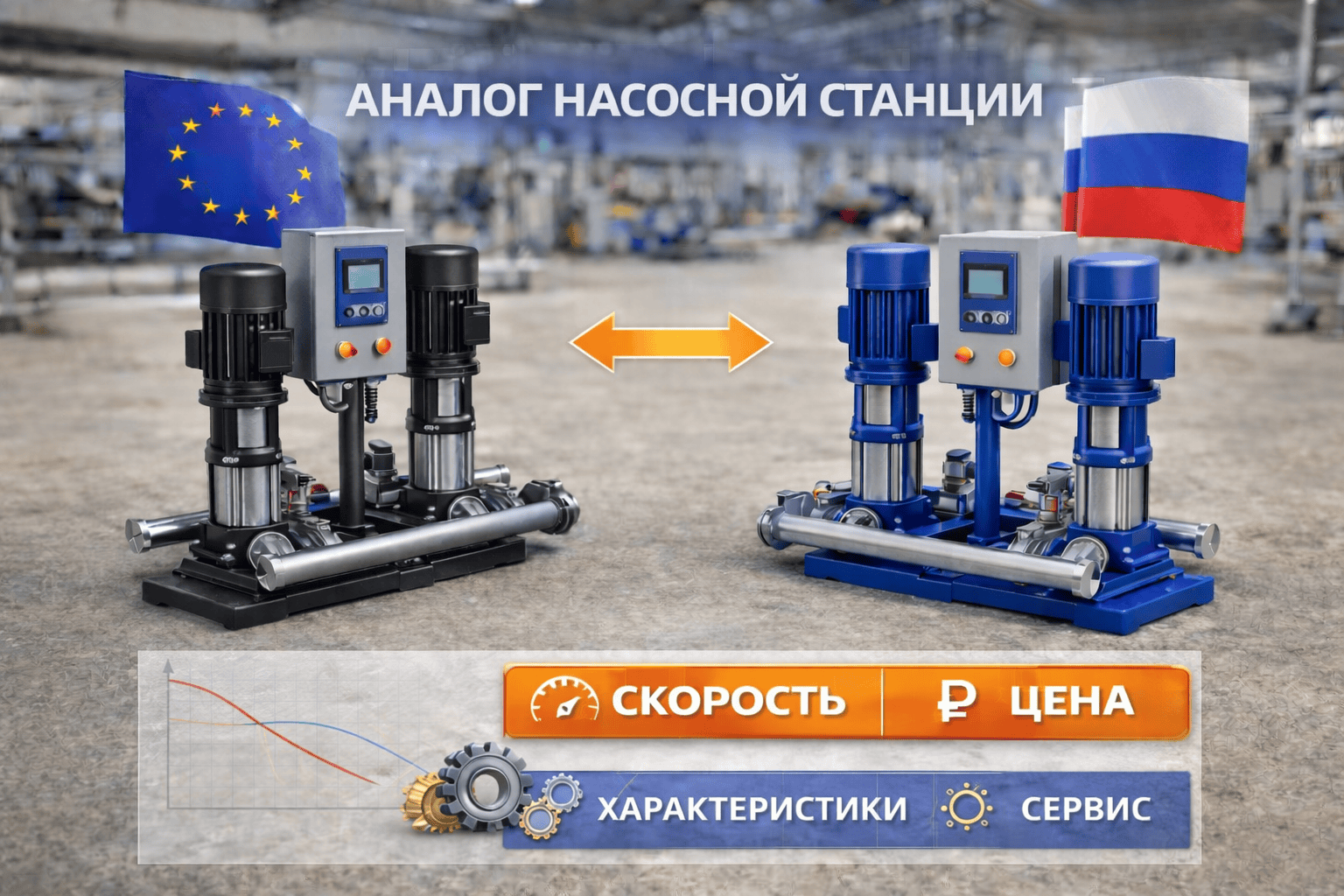 аналог насосной станции