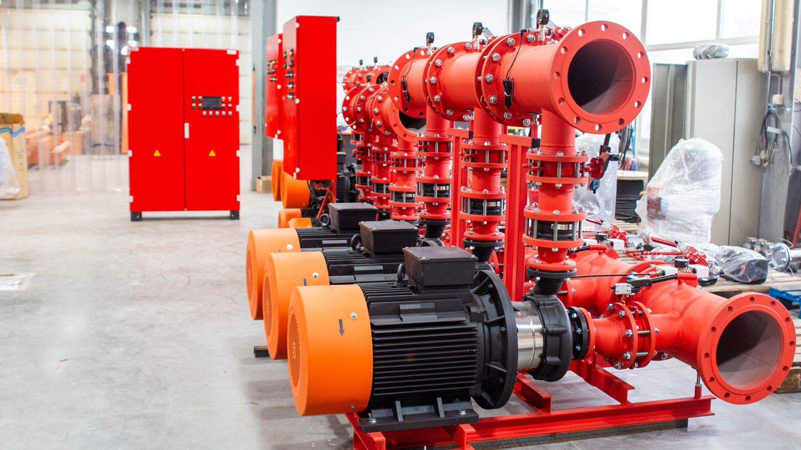 установка пожаротушения